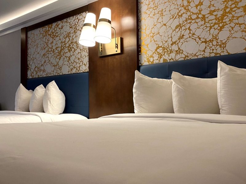 Standard Room, 2 Queen Beds, Non Smoking, Refrigerator & Microwave