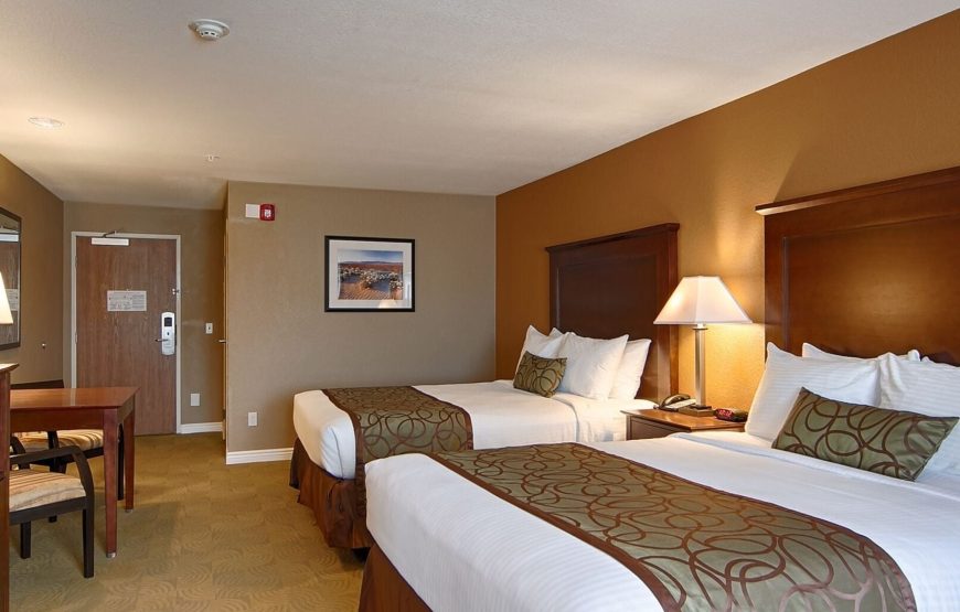 Standard Room, 2 Queen Beds, Non Smoking, Refrigerator & Microwave