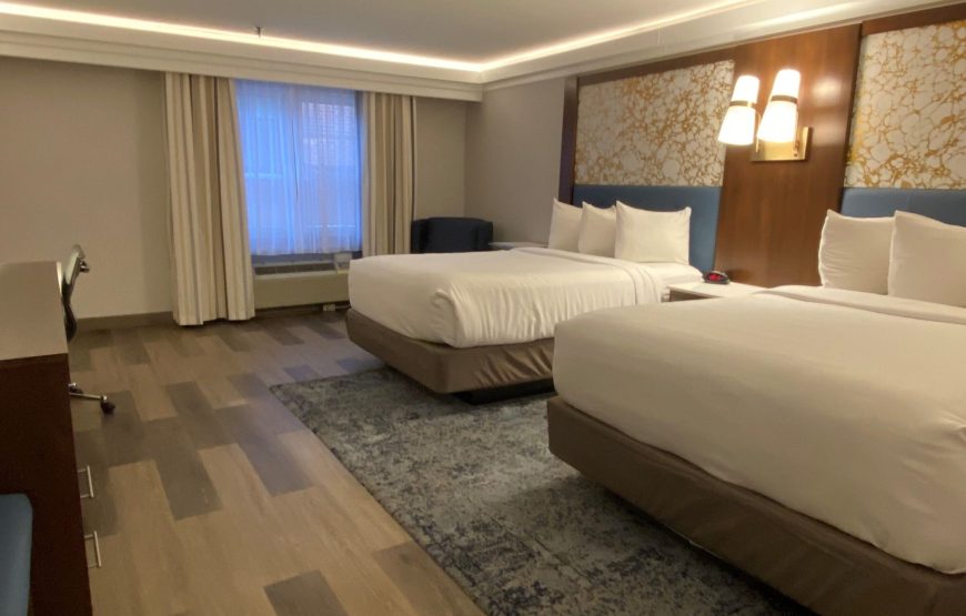 Standard Room, 2 Queen Beds, Non Smoking, Refrigerator & Microwave
