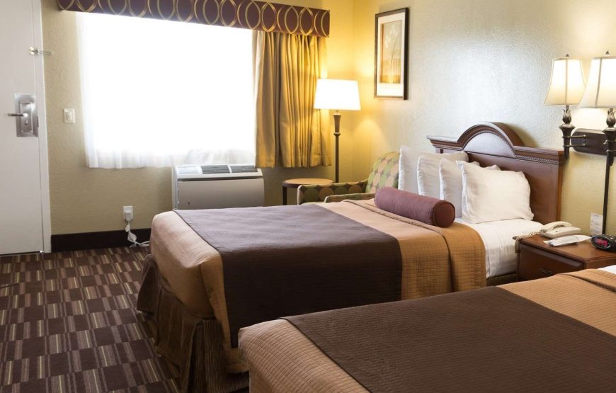 Standard Room, 2 Queen Beds, Non Smoking, Refrigerator & Microwave