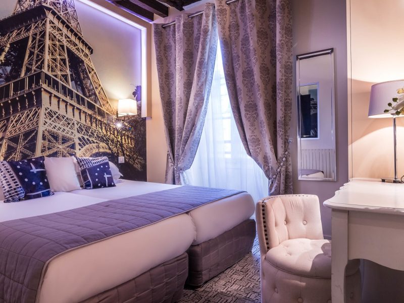 Chambre Double, baignoire