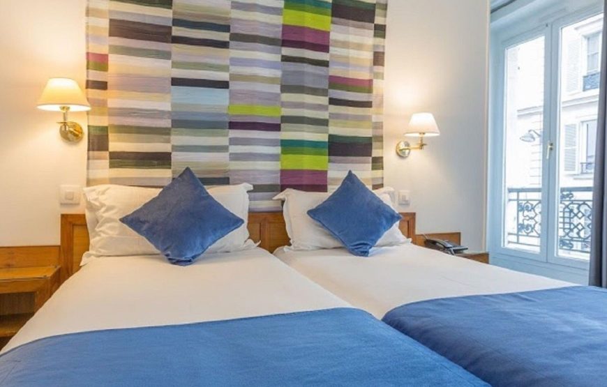 Chambre avec lits jumeaux, 2 lits une place