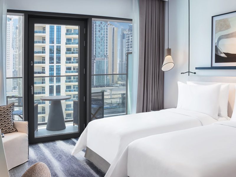 Deluxe Room, 2 Single Beds, City View