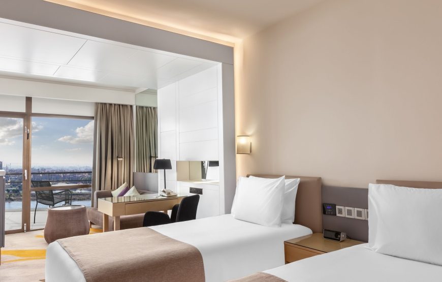 Standard Room, 2 Twin Beds, Smoking, City View